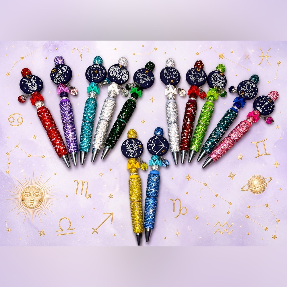 ✨ Written in the Stars (Horoscope Birthstone) Pens ✨